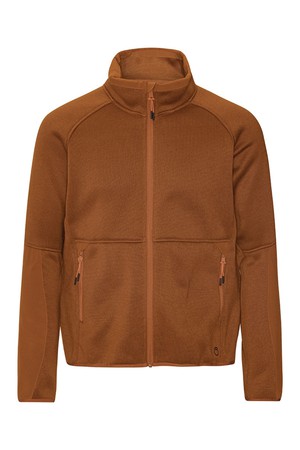 Almind Zip Sweat Caramel Café from Superstainable