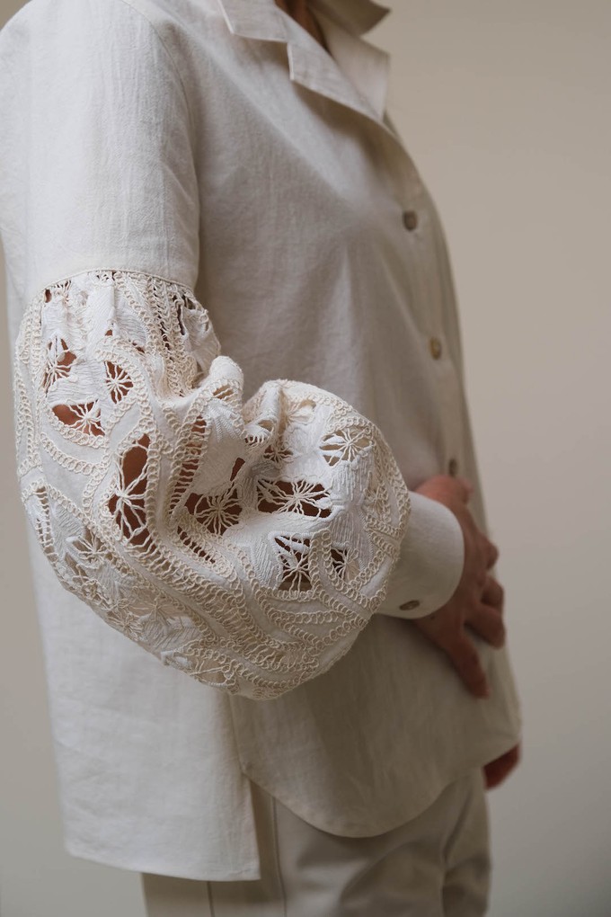 Enaz Blouse | Katoen Broderie from Sûr Atelier