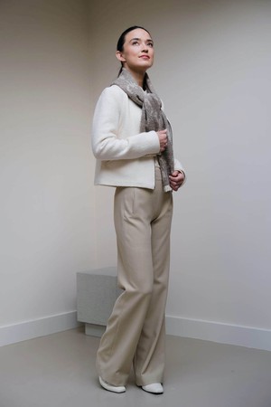 Ziggy Broek | Coolwool Beige from Sûr Atelier