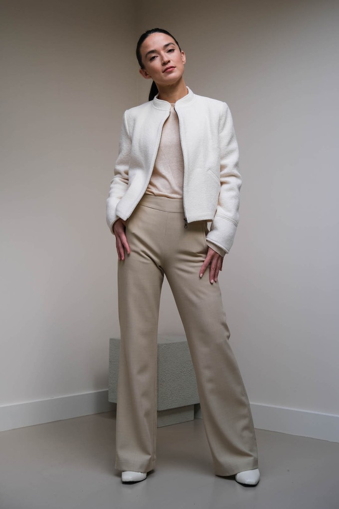 Ziggy Broek | Coolwool Beige from Sûr Atelier