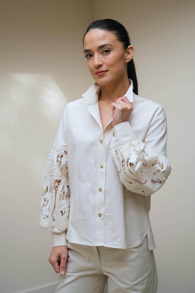 Enaz Blouse | Katoen Broderie from Sûr Atelier