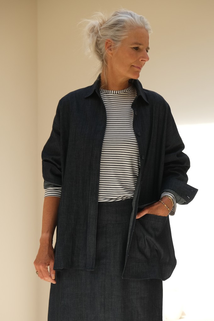 Inge Blouse | Denim from Sûr Atelier