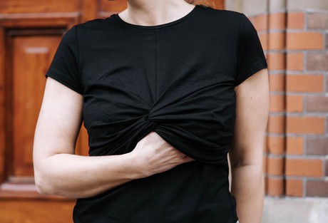 Nursing top Zwart from Swan and The People