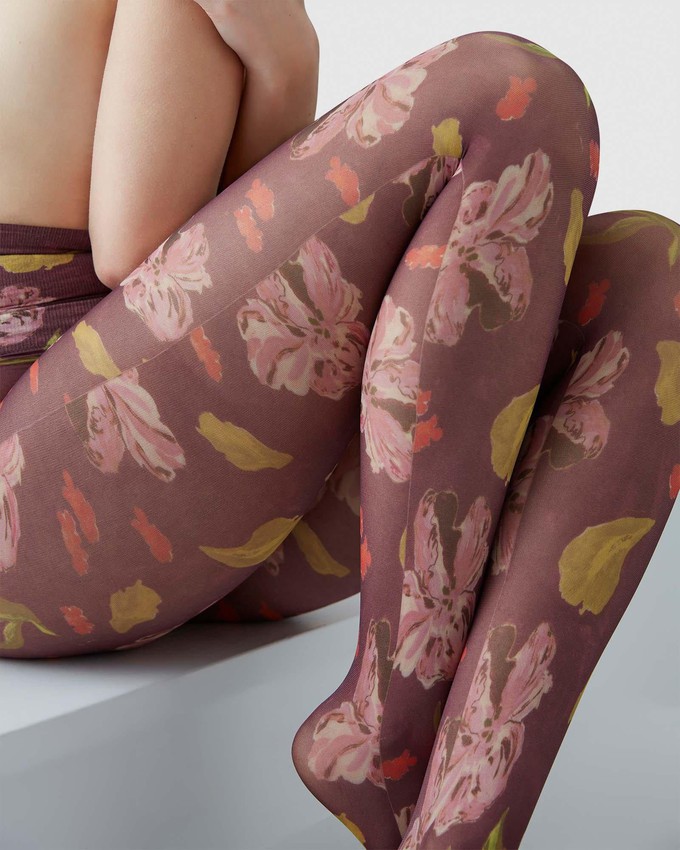 Helen Bullock Floral Tights from Swedish Stockings