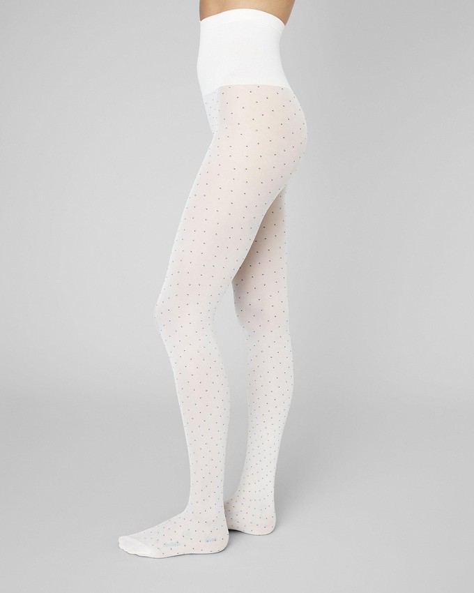 Eira Petite Dots Tights from Swedish Stockings