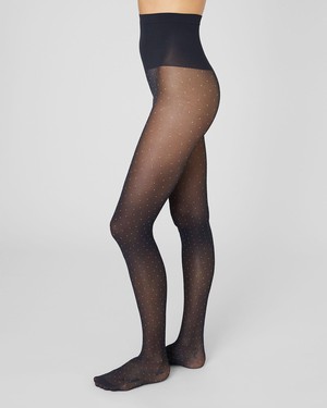 Eira Petite Dots Tights from Swedish Stockings