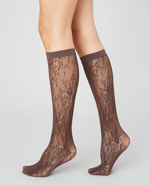 Rosa Lace Knee-Highs from Swedish Stockings