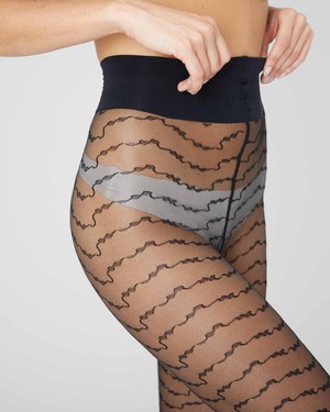 Mila Ruffle Tights from Swedish Stockings