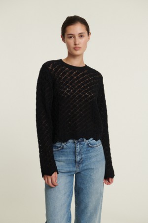 Sweater Dania LS Black from The Blind Spot