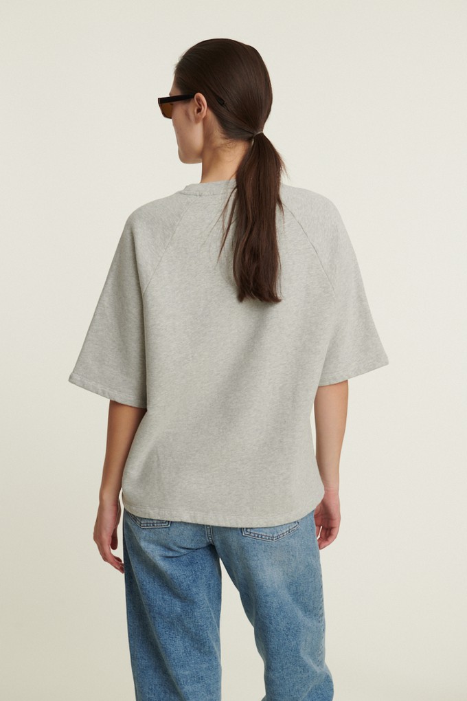 Sweater Adele Tee Grey Melange from The Blind Spot