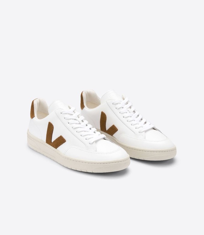 Veja V-12 Leather White Camel from The Blind Spot