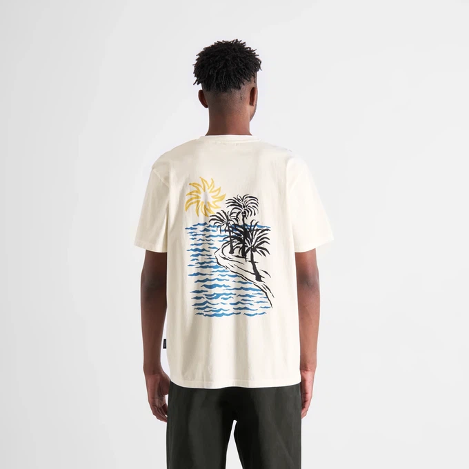 T-Shirt Stockholm Sun and Sea Offwhite from The Blind Spot