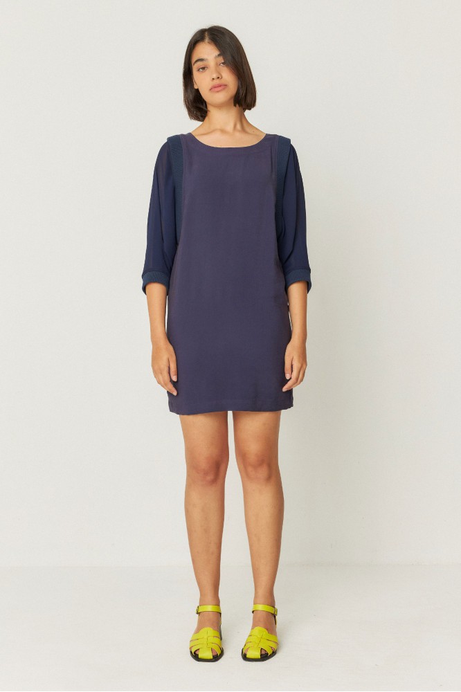 Jurk Adaie Navy Violet from The Blind Spot