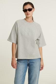 Sweater Adele Tee Grey Melange via The Blind Spot