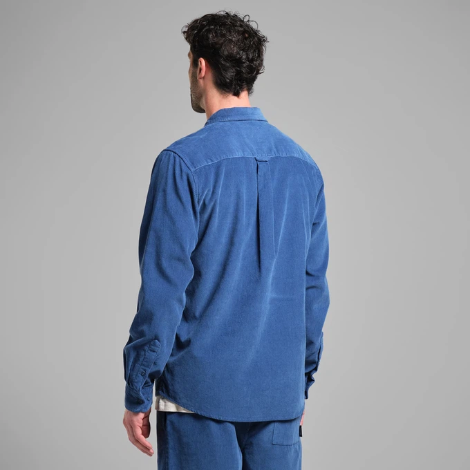 Shirt Varberg Corduroy True Blue from The Blind Spot