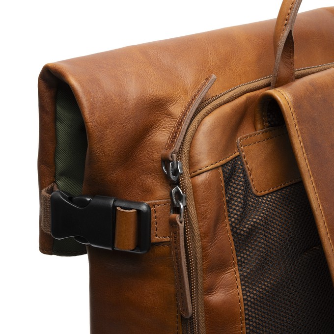 Leather Backpack Olive Green Bornholm - The Chesterfield Brand from The Chesterfield Brand