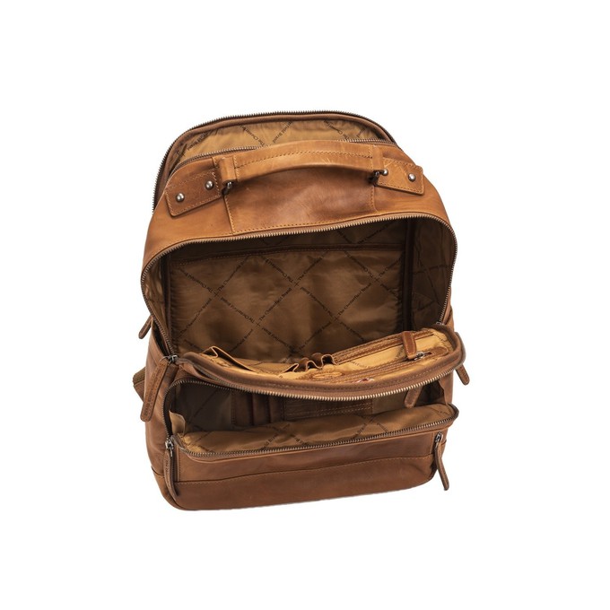 Leather Backpack Cognac Austin - The Chesterfield Brand from The Chesterfield Brand