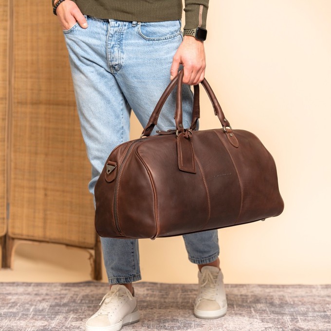 Leather Weekend Bag Brown William - The Chesterfield Brand from The Chesterfield Brand