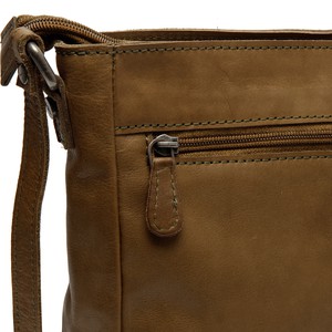 Leather Schoulder bag Olive Green Weimar - The Chesterfield Brand from The Chesterfield Brand