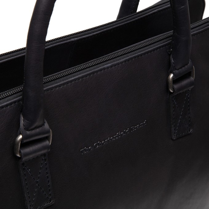 Leather Laptop Bag Black Cameron - The Chesterfield Brand from The Chesterfield Brand