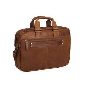 Leather Laptop Bag Cognac Seth - The Chesterfield Brand from The Chesterfield Brand