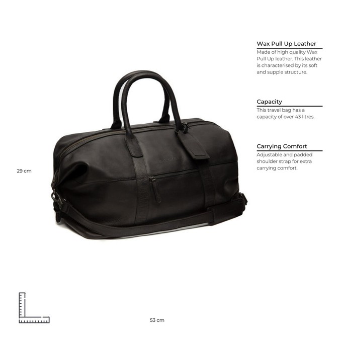 Leather Weekend Bag Black Portsmouth - The Chesterfield Brand from The Chesterfield Brand