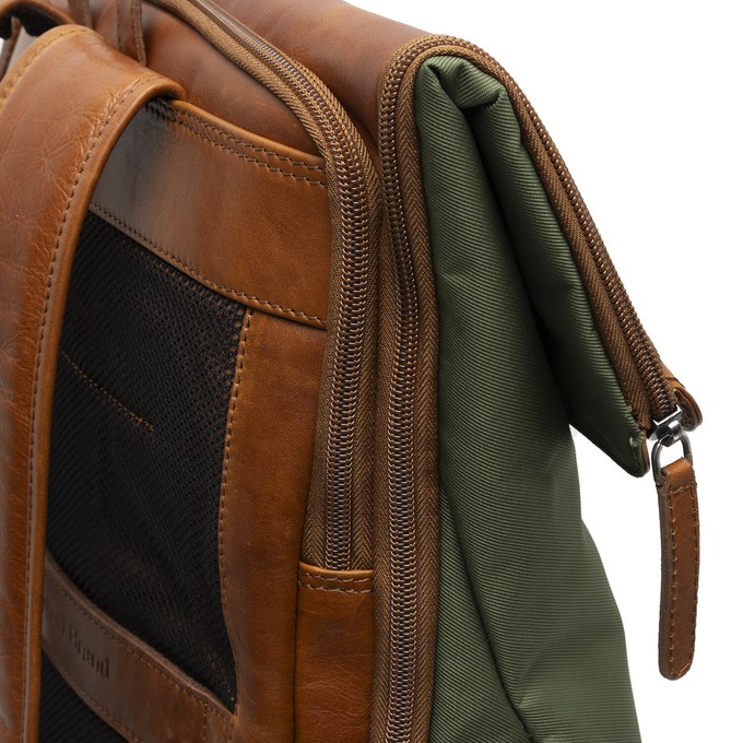 Leather Backpack Olive Green Trondheim - The Chesterfield Brand from The Chesterfield Brand