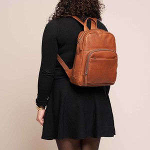 Leather Backpack Cognac Santana - The Chesterfield Brand from The Chesterfield Brand