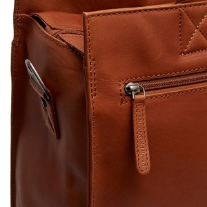 Leather Shopper/Diaper bag Cognac Elody - The Chesterfield Brand from The Chesterfield Brand