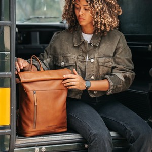 Leather Backpack Cognac Mazara - The Chesterfield Brand from The Chesterfield Brand