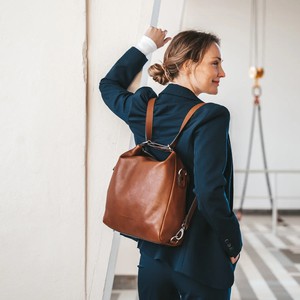 Leather Schoulder bag Cognac Toscano - The Chesterfield Brand from The Chesterfield Brand