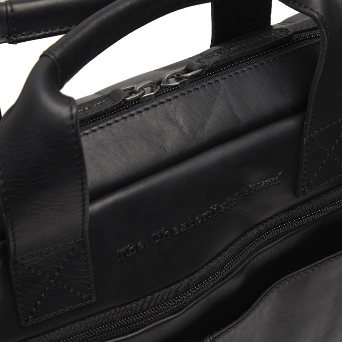 Leather Laptop Bag Black Verona - The Chesterfield Brand from The Chesterfield Brand