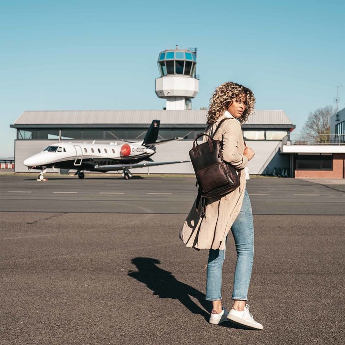 Leather Backpack Brown Danai - The Chesterfield Brand from The Chesterfield Brand