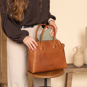 Leather Shoulder Bag Cognac Marsala - The Chesterfield Brand from The Chesterfield Brand