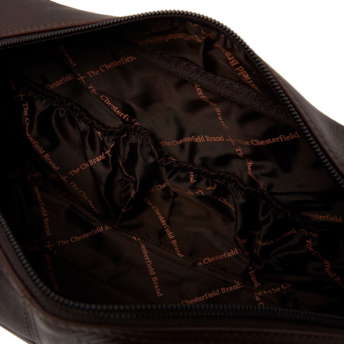 Leather Toiletry Bag Brown Cyprus - The Chesterfield Brand from The Chesterfield Brand