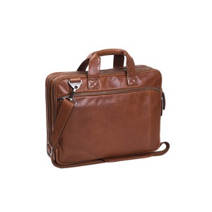 Leather Laptop Bag Cognac Manuel - The Chesterfield Brand from The Chesterfield Brand