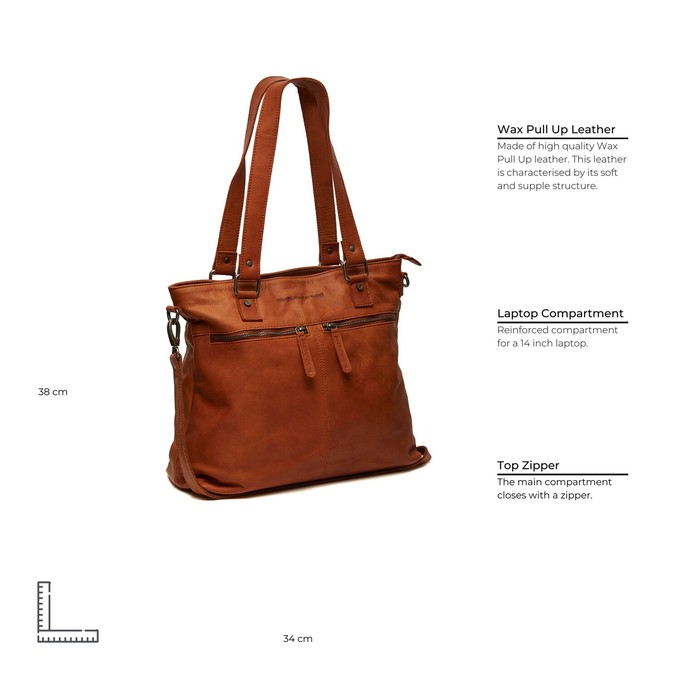 Leather Shopper Cognac Rome - The Chesterfield Brand from The Chesterfield Brand