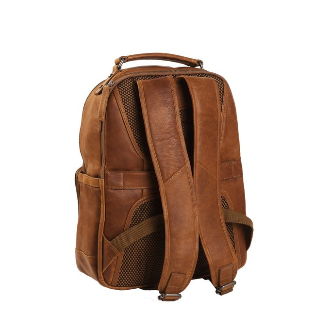 Leather Backpack Cognac Austin - The Chesterfield Brand from The Chesterfield Brand