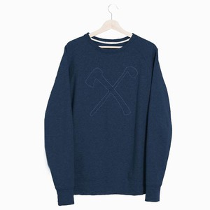 Sweatshirt - biologisch katoen - Club&Axe - Navy blauw from The Driftwood Tales