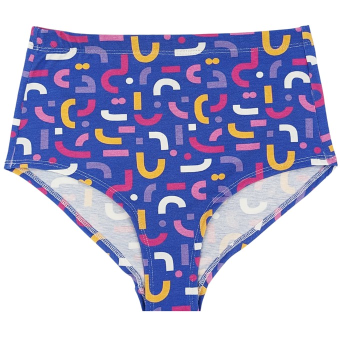 Doodle Organic Cotton Hi-Waist Panty from TIZZ & TONIC