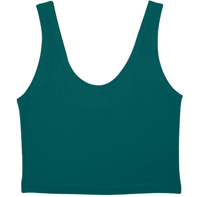 Everglade Organic Cotton Cropped Tank Top from TIZZ & TONIC