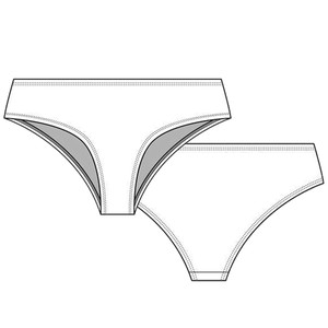 Everglade Organic Cotton Cheeky Panty from TIZZ & TONIC