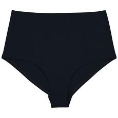 Black Supima Cotton Hi-Waist Panty via TIZZ & TONIC