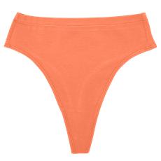 Apricot Supima Cotton Hi-Hip Tanga Panty via TIZZ & TONIC