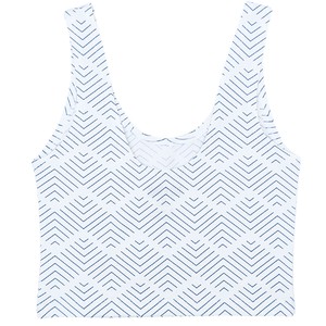 Santorini Cropped Tank Top from TIZZ & TONIC