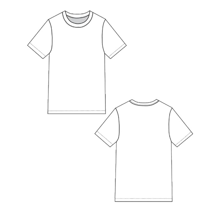 Azure Organic Cotton T-Shirt from TIZZ & TONIC