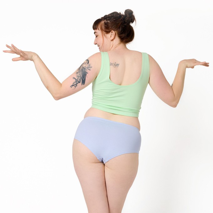 Lavender Hipster Panty from TIZZ & TONIC