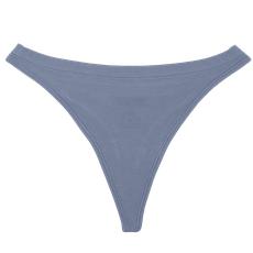 Foxy Grey Supima Cotton Tanga Panty via TIZZ & TONIC