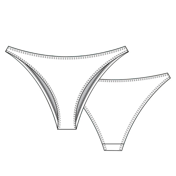 Lemon Brazilian Panty from TIZZ & TONIC