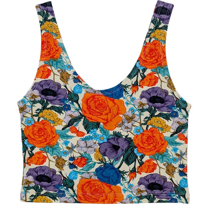 Flora Cropped Tank Top from TIZZ & TONIC